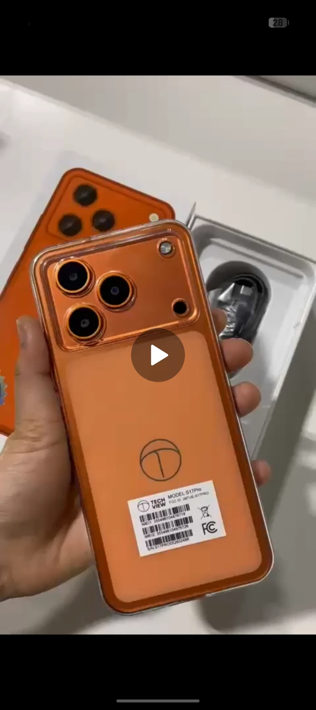 TECH Model S17Pro Smartphone - Orange - photo 2