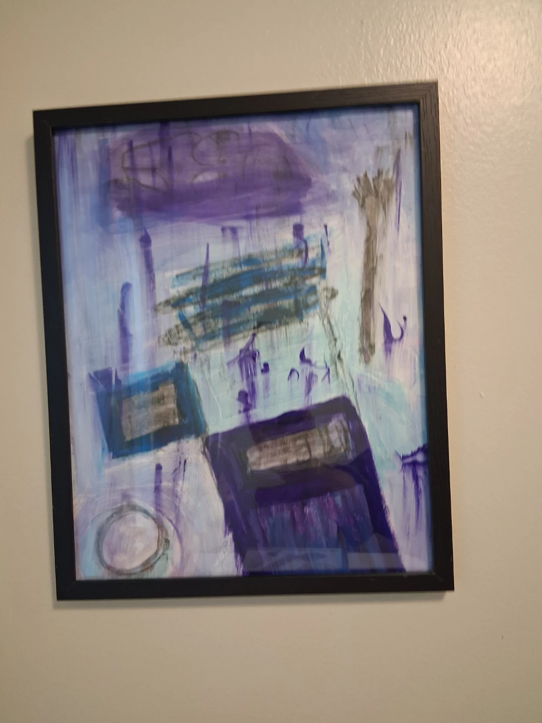 Abstract Framed Artwork - photo 4