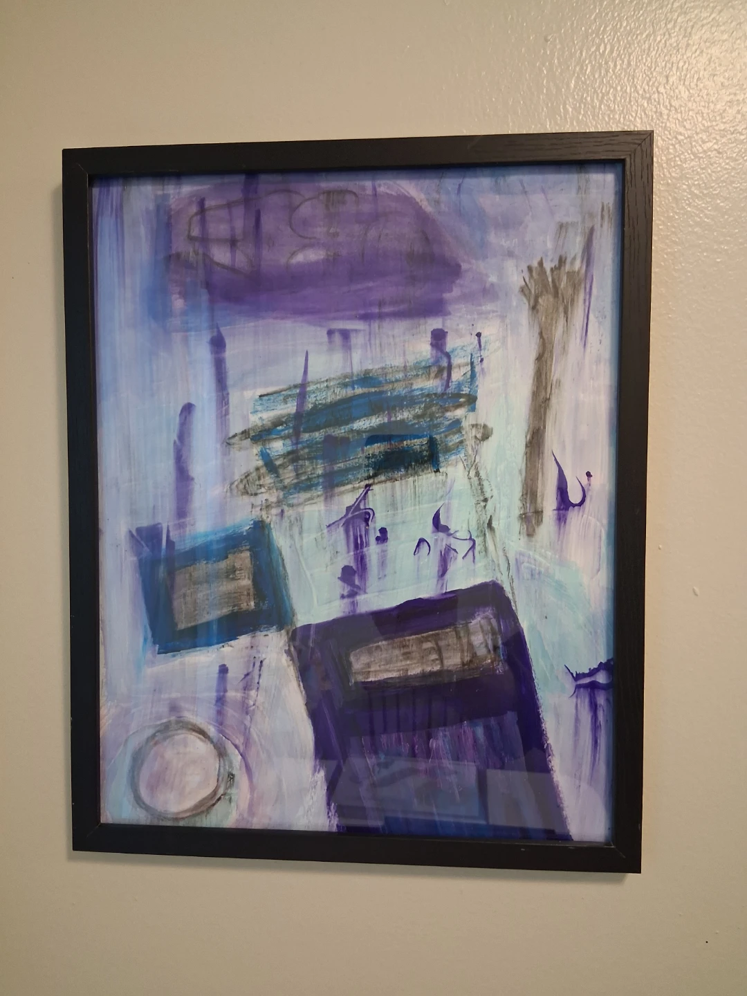 Abstract Framed Artwork - photo 5