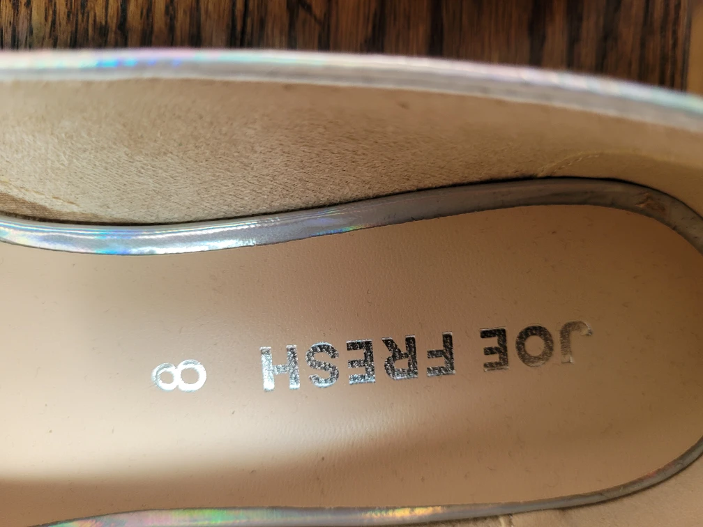Joe Fresh Holographic Ballet Flats - Size 8 - photo 3