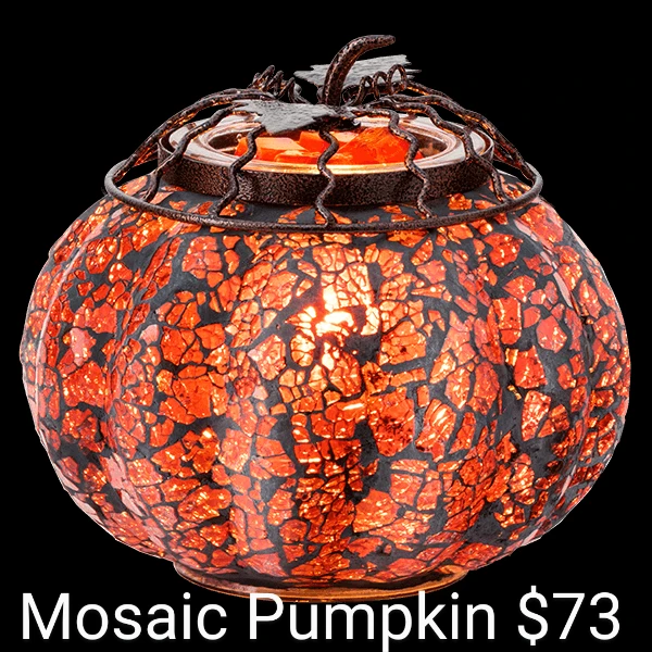Mosaic Pumpkin Scentsy Warmer