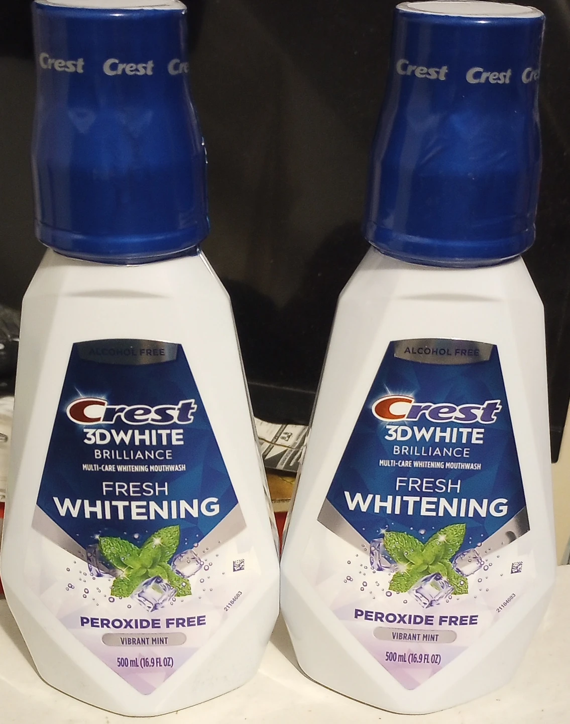 Crest 3D White Brilliance Fresh Whitening Mouthwash - 2 for $8
