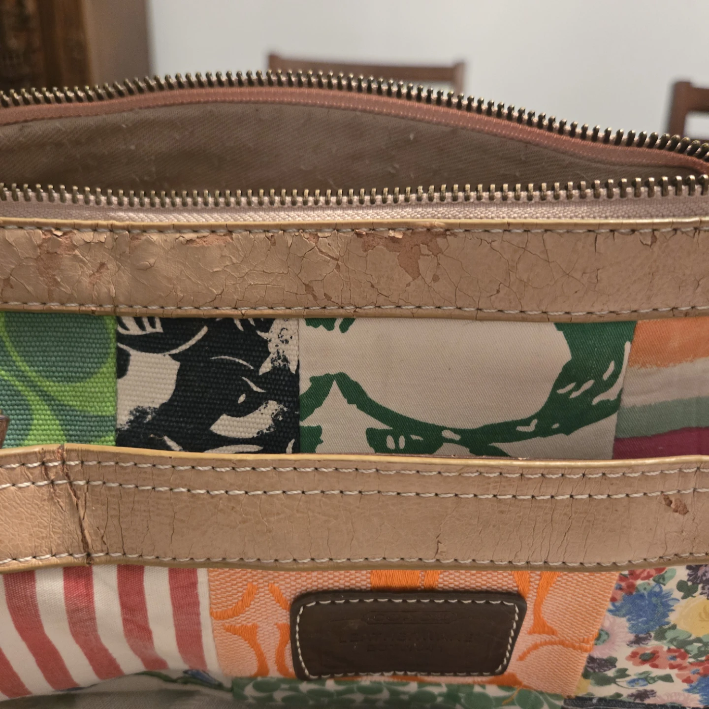 Coach Patchwork Signature Canvas Shoulder Bag - photo 2