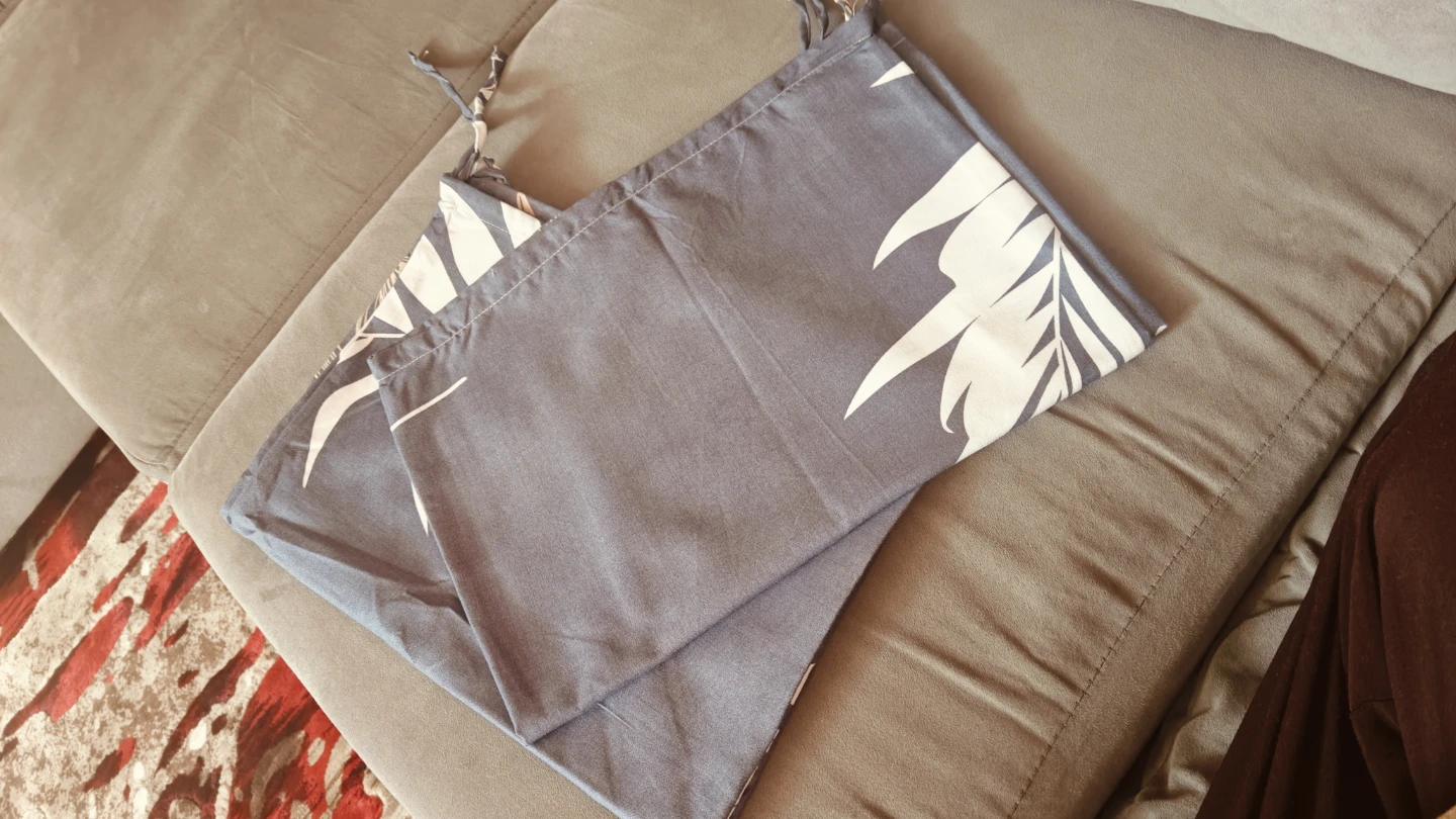 Grey long pillow Covers (Set of 2) - photo 3