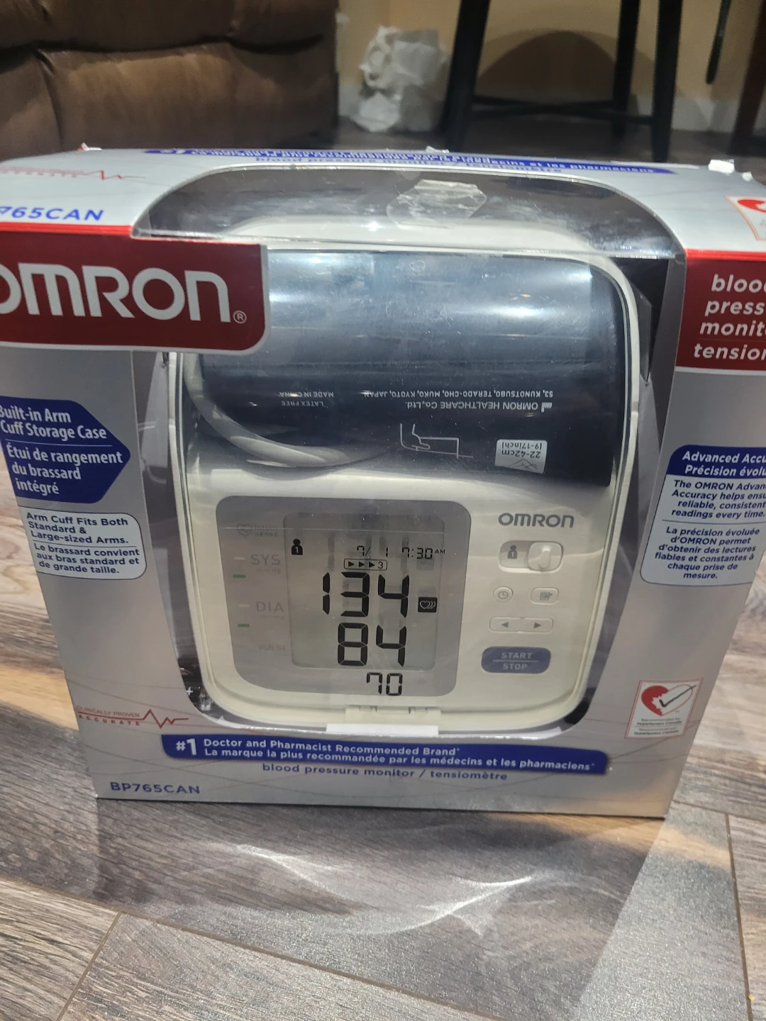 Omron BP765CAN Blood Pressure Monitor - photo 3
