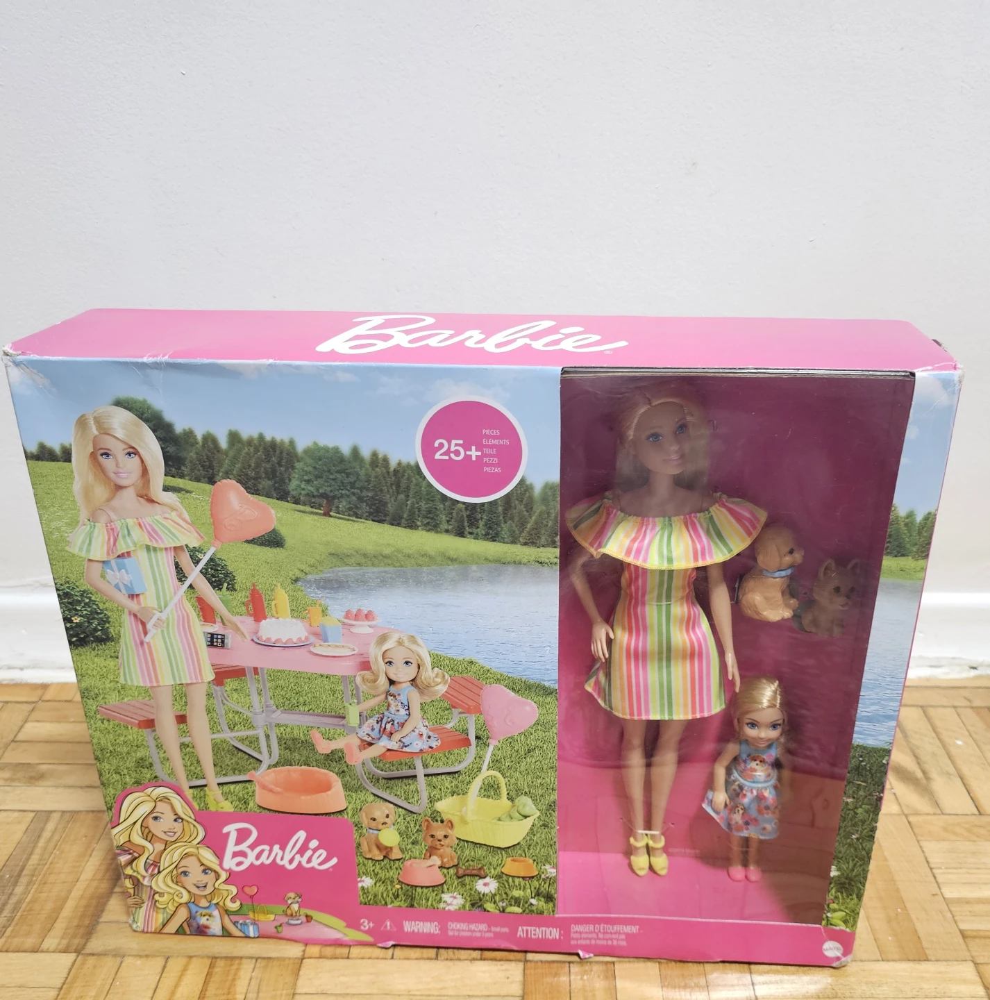 🎀 Barbie Picnic Set with 2 Dolls – Brand New! 🎀