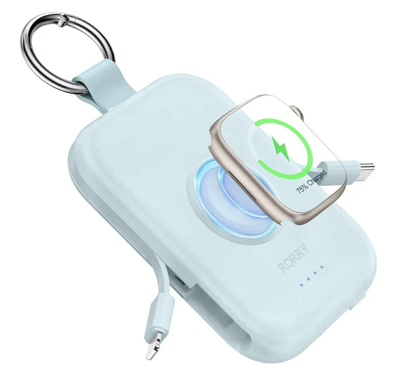 10000mAh Portable Power Bank with Magnetic Charger