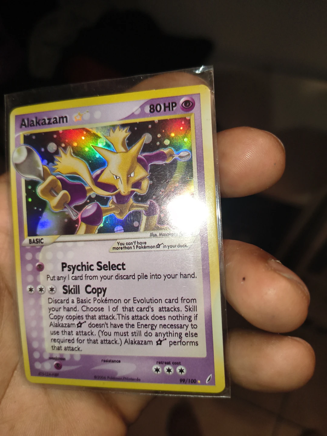 Alakazam Pokemon Card