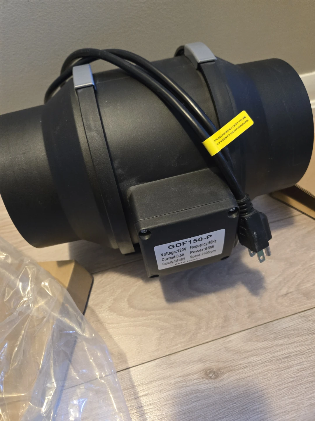 GDFP Mixed Flow Inline Fan GDF150-P - photo 2