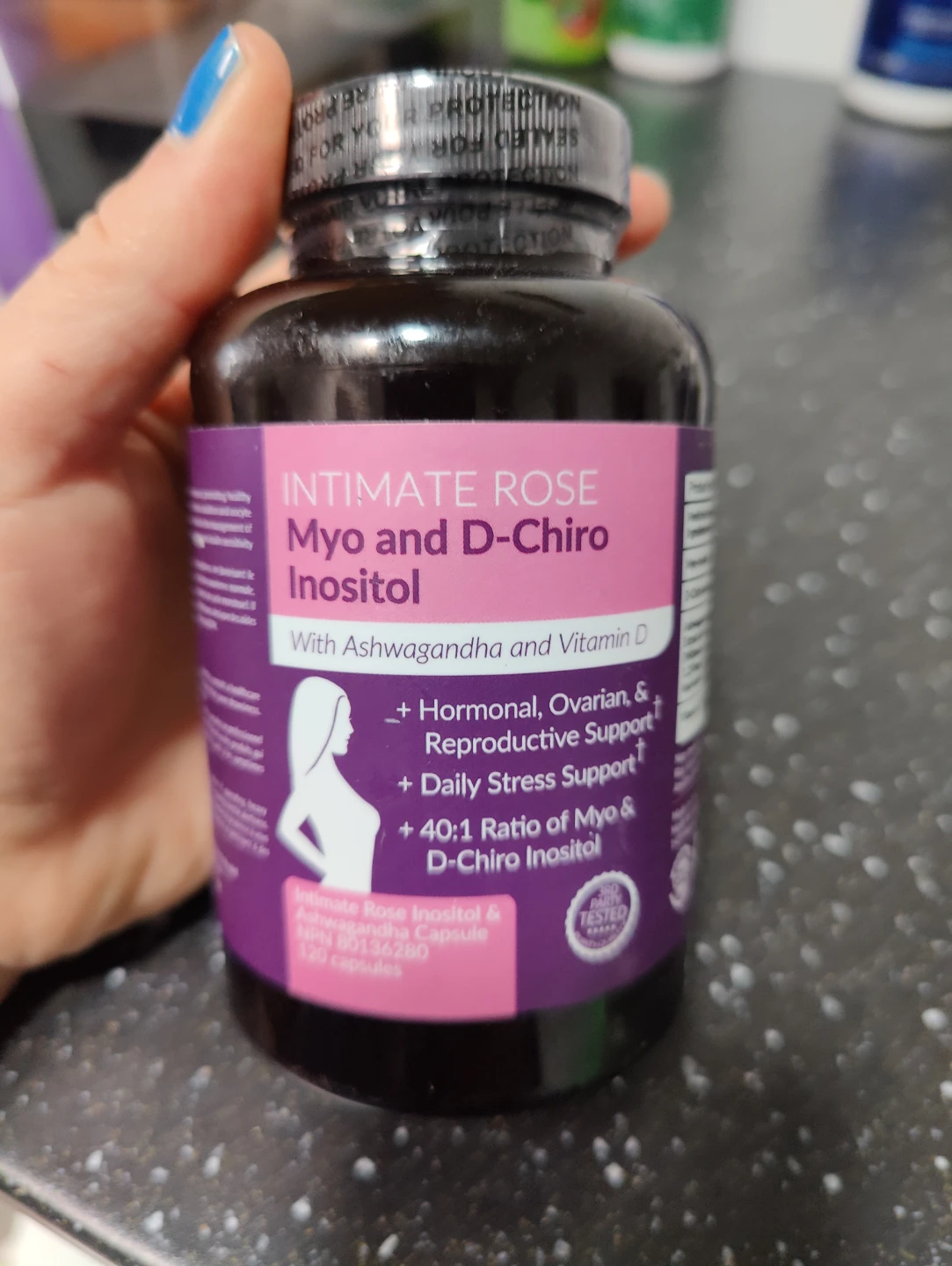 Intimate Rose Myo & D-Chiro Inositol Supplement - 120 Capsules - photo 2