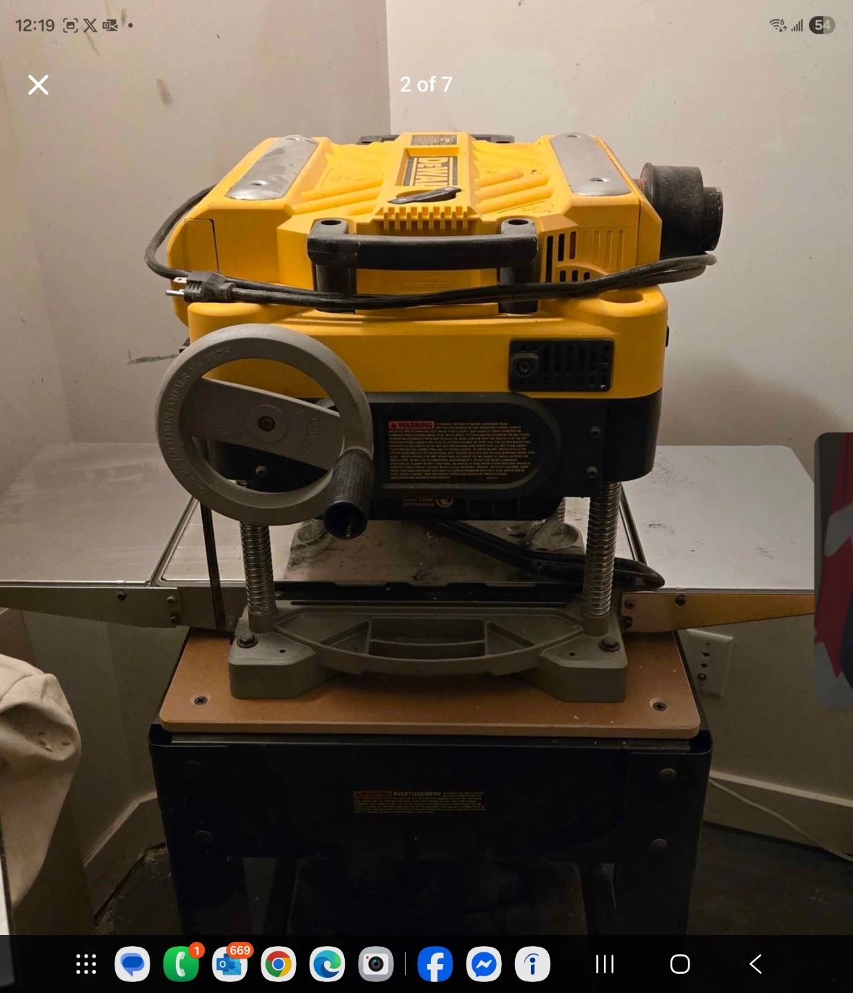 DEWALT DW735X Two-Speed Thickness Planer - photo 2