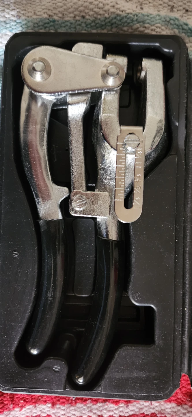 Leather Hole Punch Tool Kit – Belt, Studs, Buttons, Leathercraft - photo 2