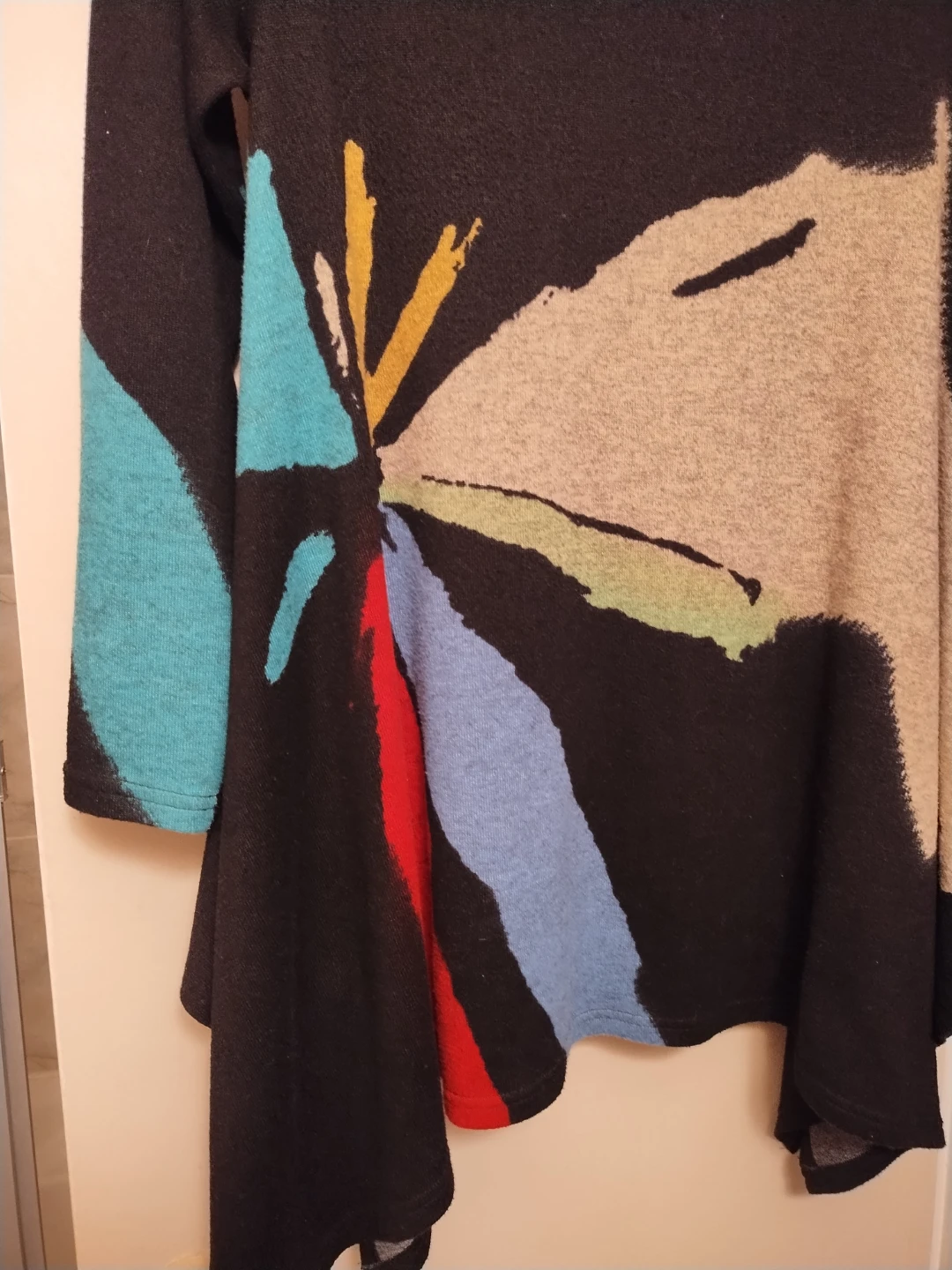 Colourful Abstract Print Long Sleeve Tunic - photo 2
