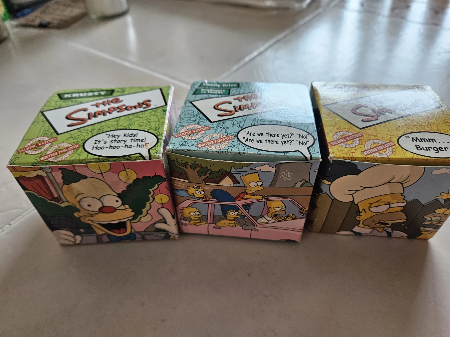 The Simpsons Talking Watches - Homer & Krusty