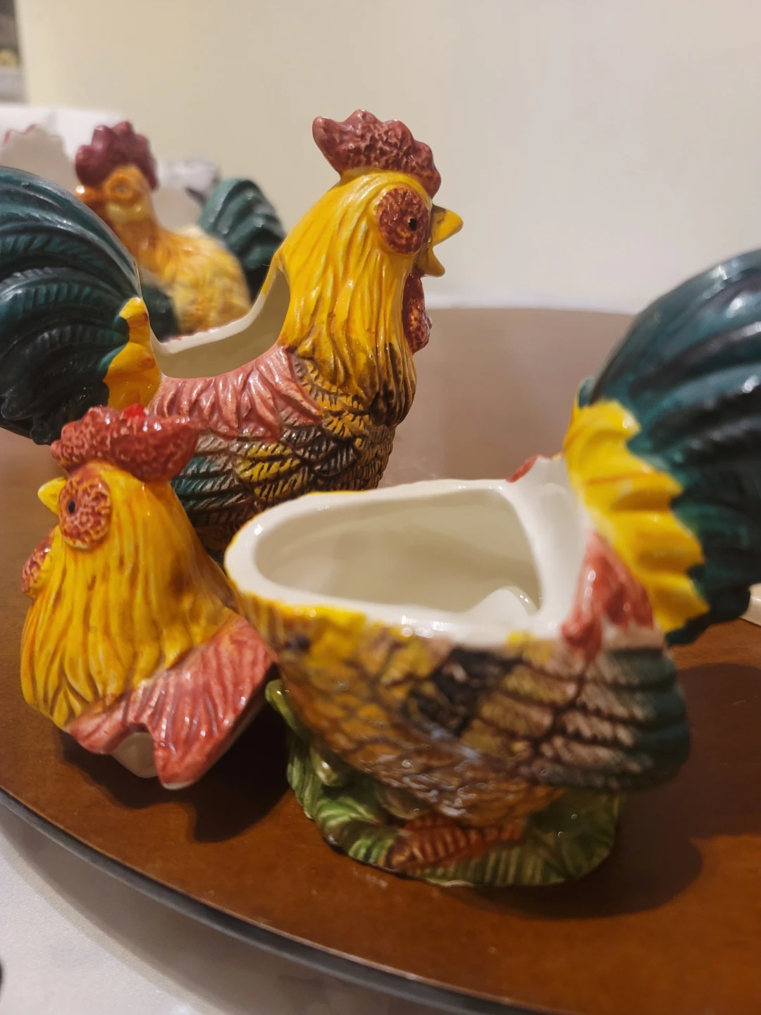 Rooster creamer and sugar bowl set - photo 4