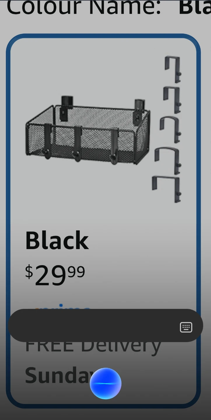 Adjustable bedside storage caddy