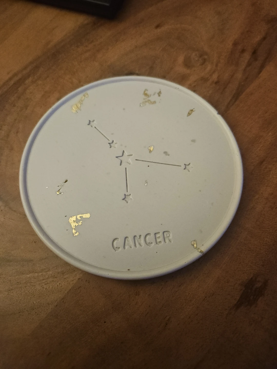 Zodiac "cancer" coaster 🧡