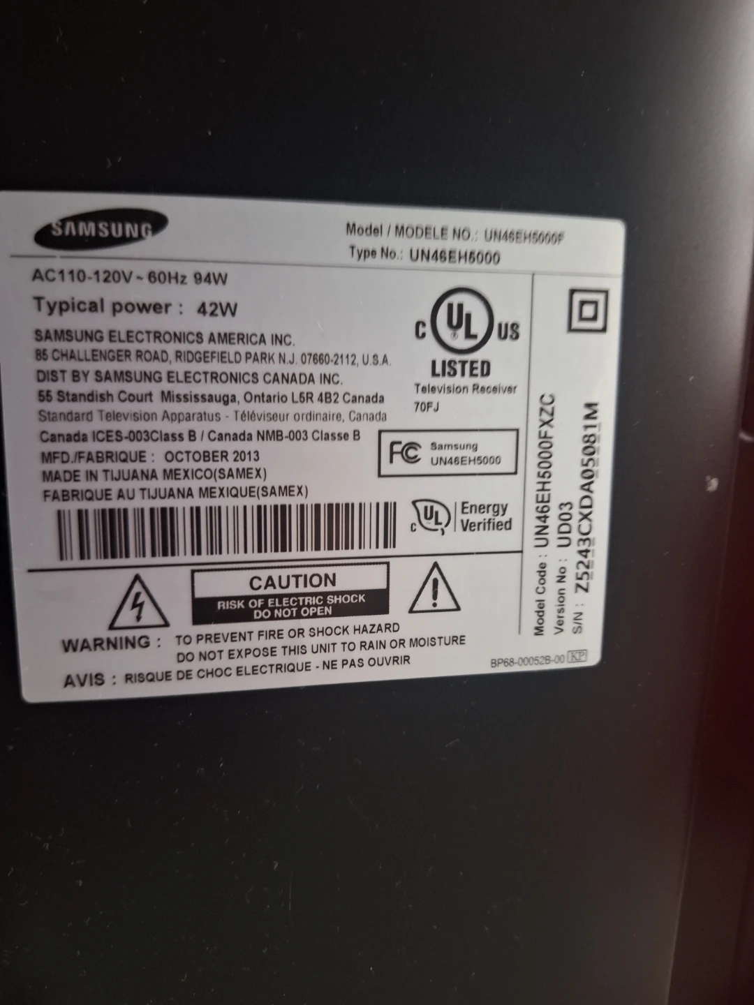 Samsung UN46EH6000 46-inch LED TV - photo 5