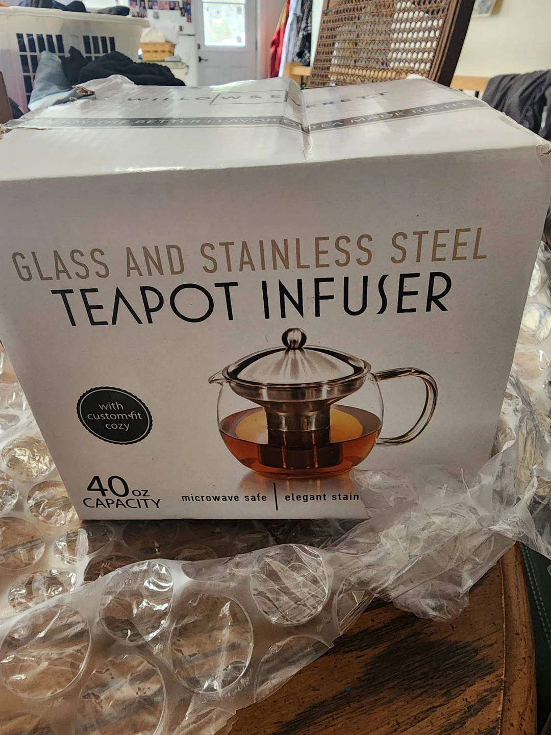Willow & Everett Glass Teapot Infuser