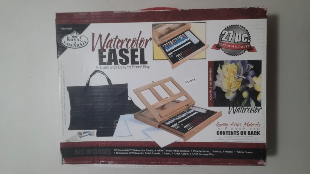 Royal & Langnickel Watercolor Easel Art Set