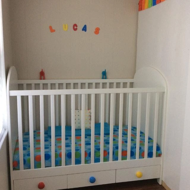 FREE - IKEA White Baby Crib with Drawer Storage
