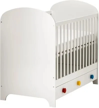 FREE - IKEA White Baby Crib with Drawer Storage - photo 2