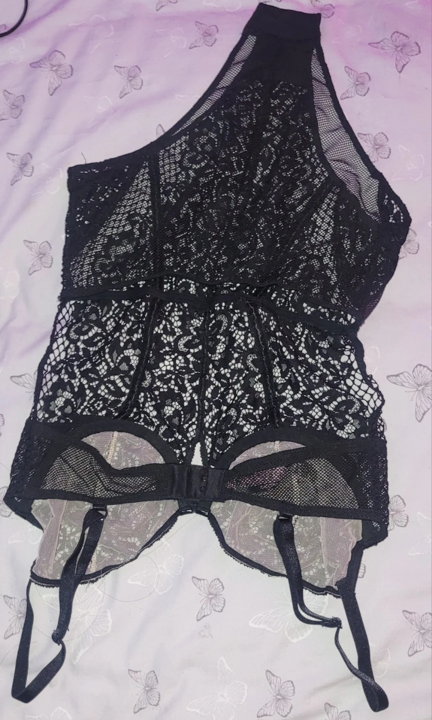 Victoria's Secret Black Lace Teddy 34C - photo 2