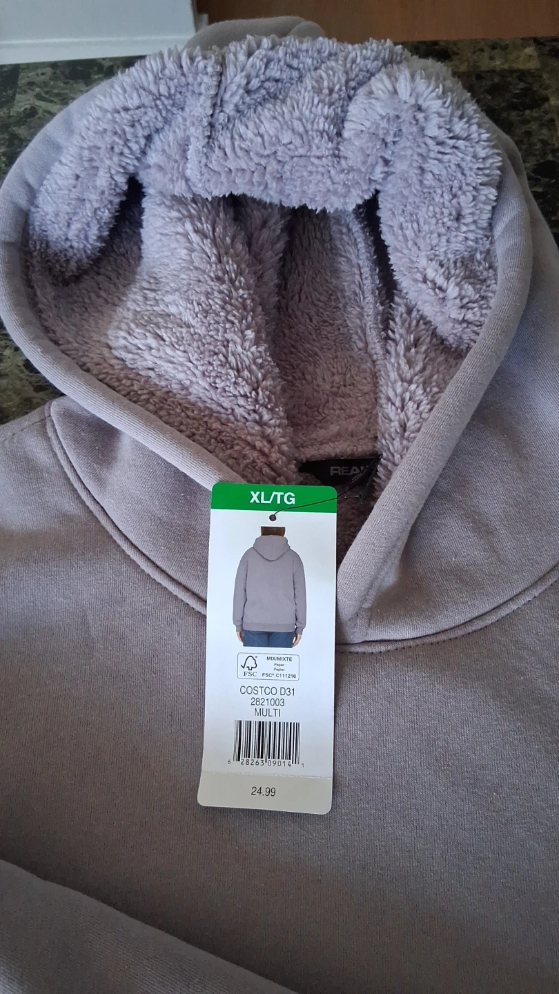 Purple Furry  Lined Hoodie XL/TG - photo 3