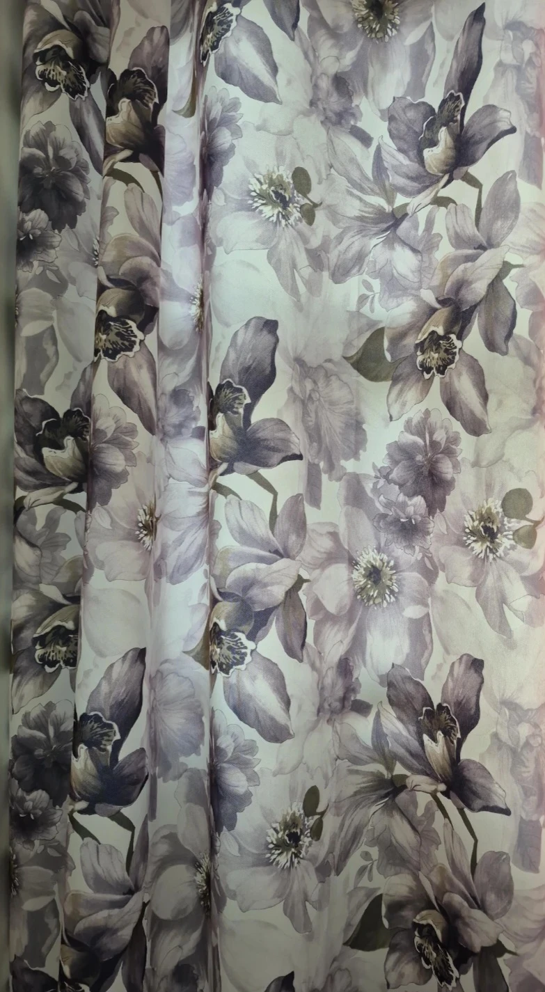 Nine Floral Print Curtains
