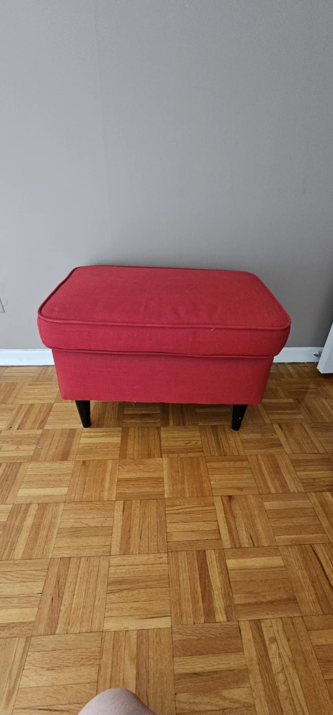 Ottomar Red Footrest - photo 2