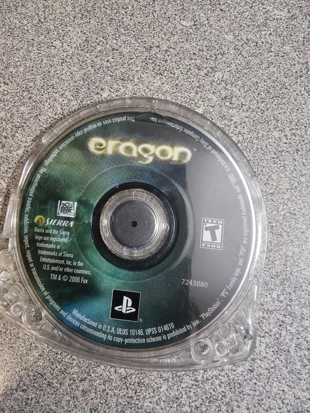 Eragon PlayStation Portable Game