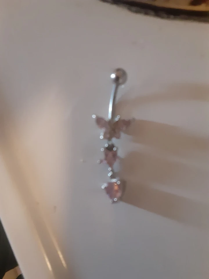 Butterfly Belly Button Ring - photo 2