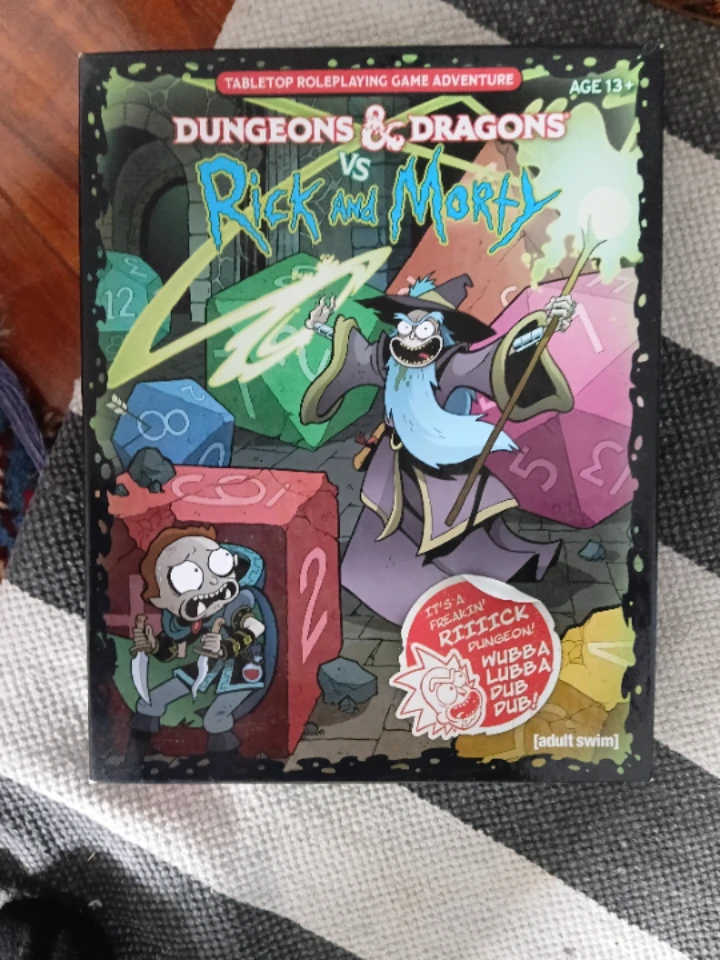 Dungeons & Dragons vs. Rick and Morty Tabletop RPG Adventure