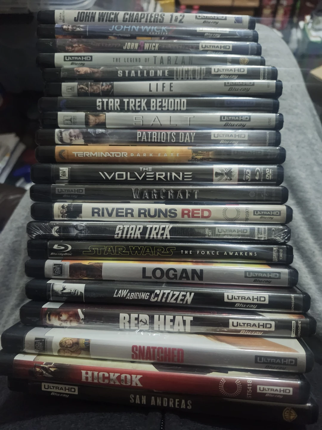 Lot of 21 Ultra HD Blu-ray Movies-4K