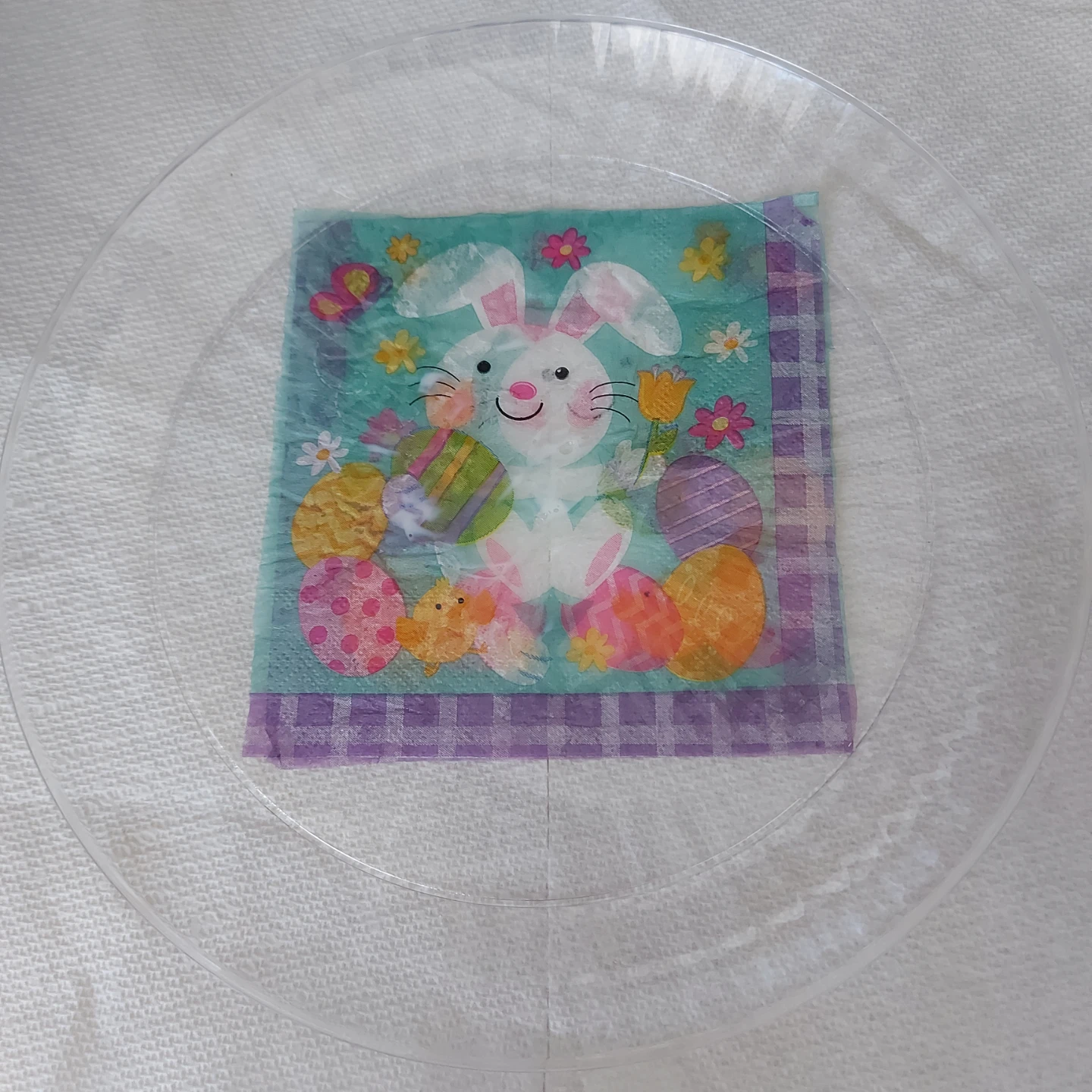 Set of 6 decorative plastic plates - photo 4