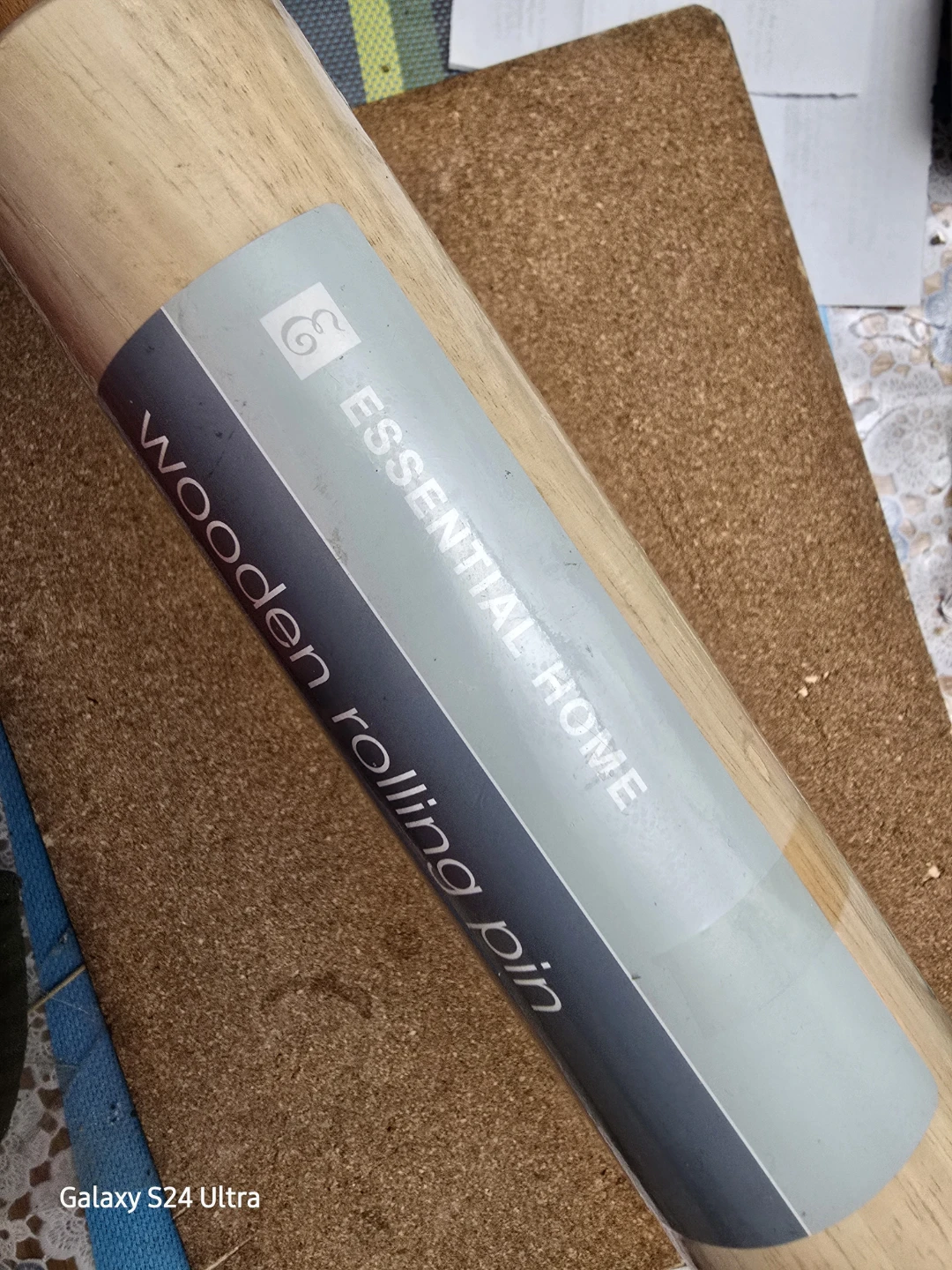 10" Wooden Rolling Pin Rolling Surface w/ 4" Handles Home Baking - photo 2