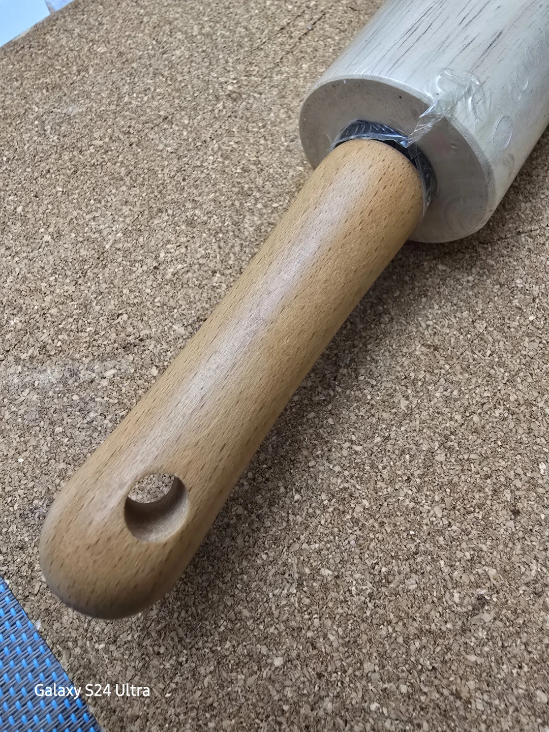 10" Wooden Rolling Pin Rolling Surface w/ 4" Handles Home Baking - photo 4