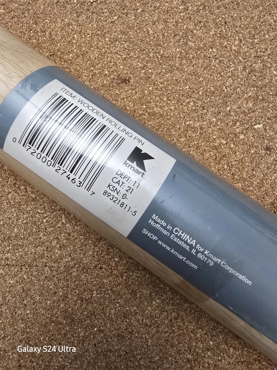 10" Wooden Rolling Pin Rolling Surface w/ 4" Handles Home Baking - photo 5