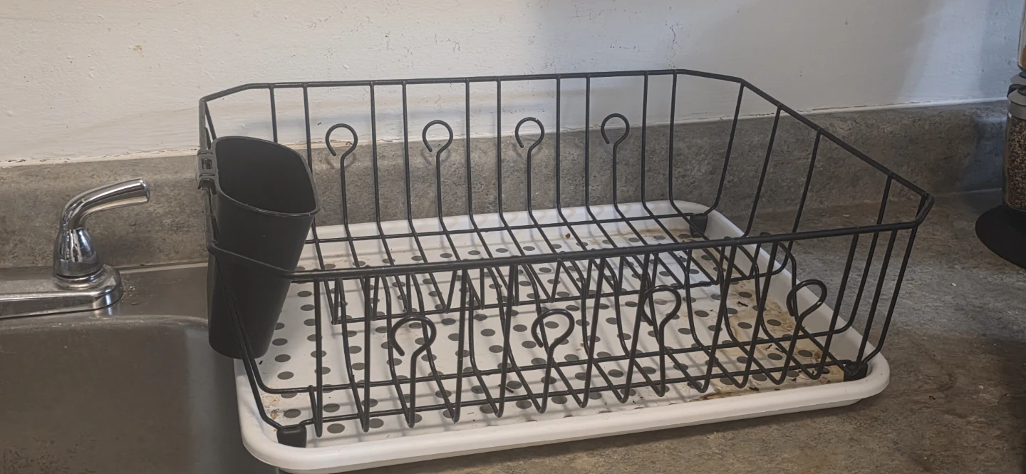 Black Wire Dish Rack