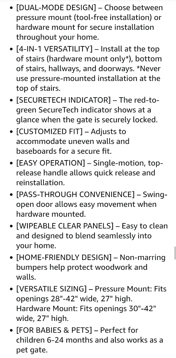 Safety 1st Perfect Fit Gate for Toddlers or Dogs - photo 5