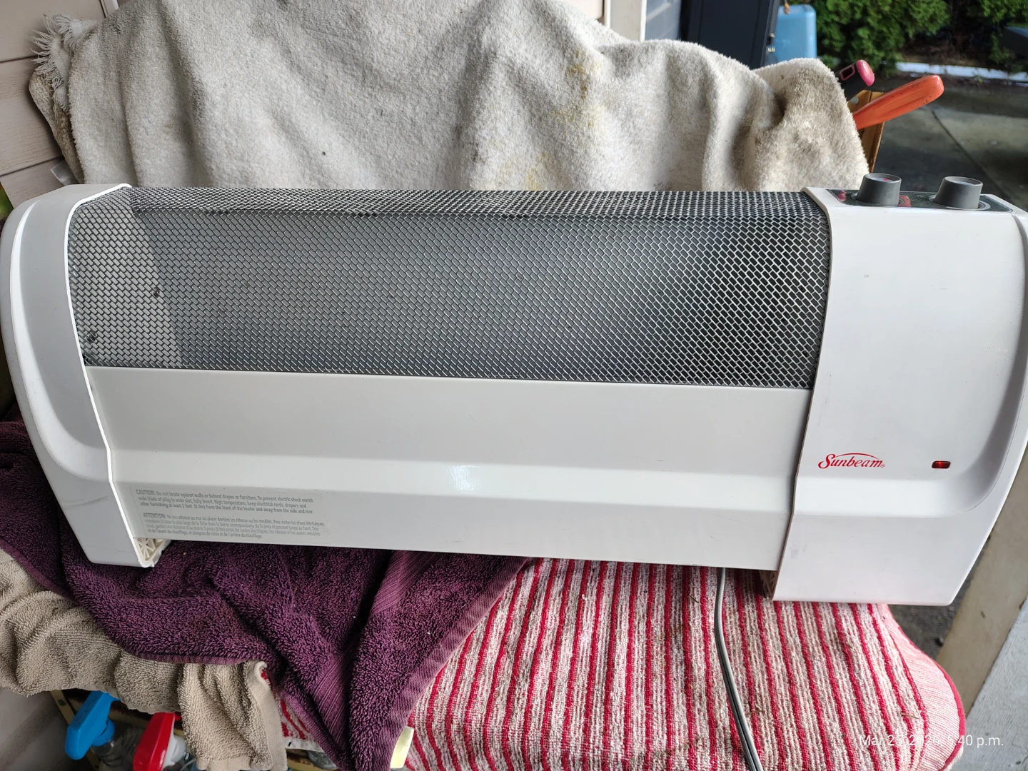 Sunbeam Electric Baseboard 🥕 Space Heater 1500W