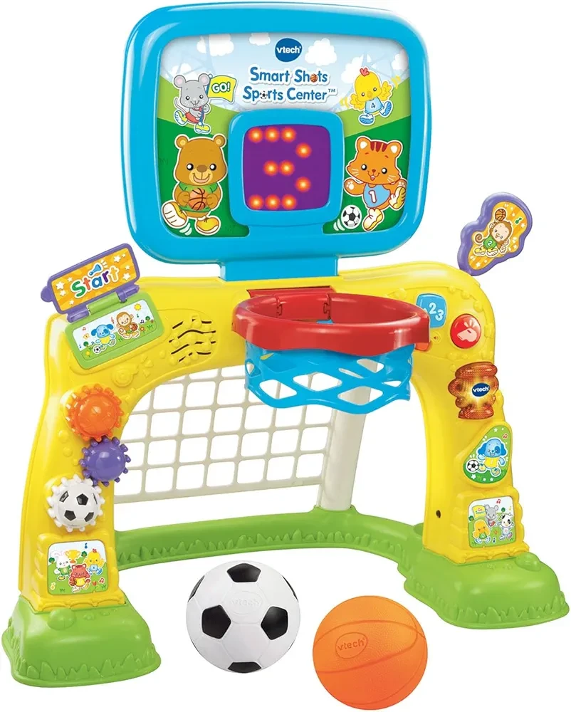 VTech Smart Shots Sports Center with Soccer Ball and Basketball