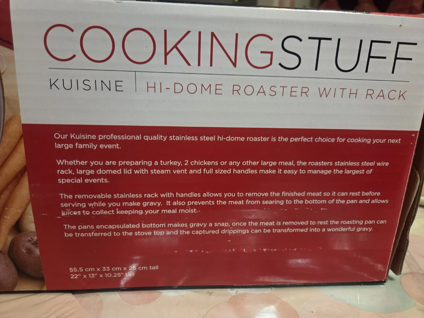 CookingStuff Kuisine Hi-Dome Roaster with Rack - photo 5