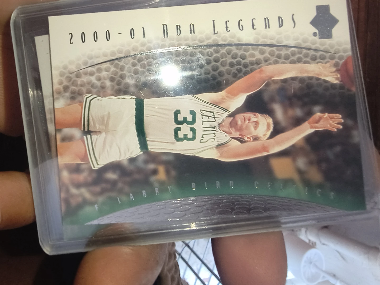 2000-01 Fleer NBA Legends Larry Bird Boston Celtics Card