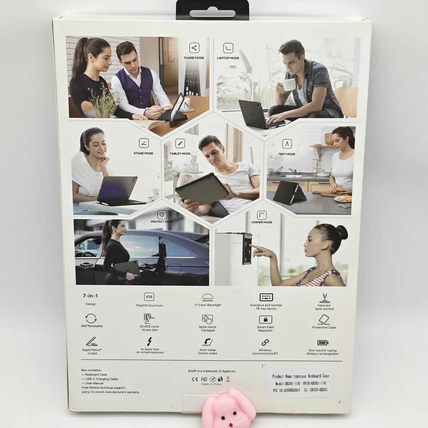 Typecase 7-in-1 Wireless Keyboard Case with Trackpad for iPad - photo 2