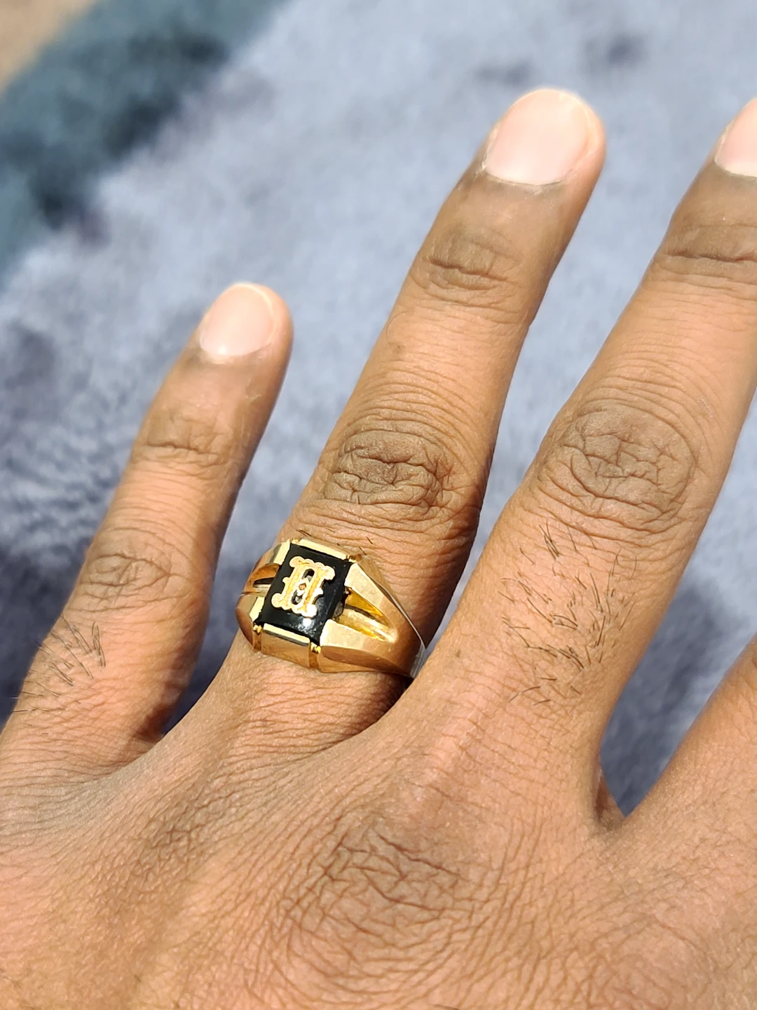 10K Gold Signet Ring - photo 3