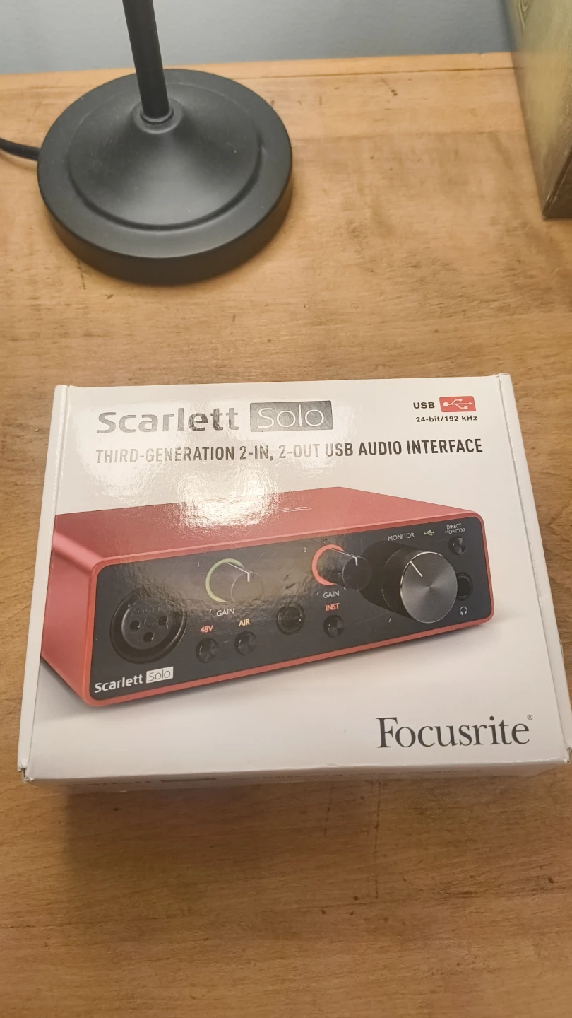 Focusrite Scarlett Solo 3rd Gen USB Audio Interface