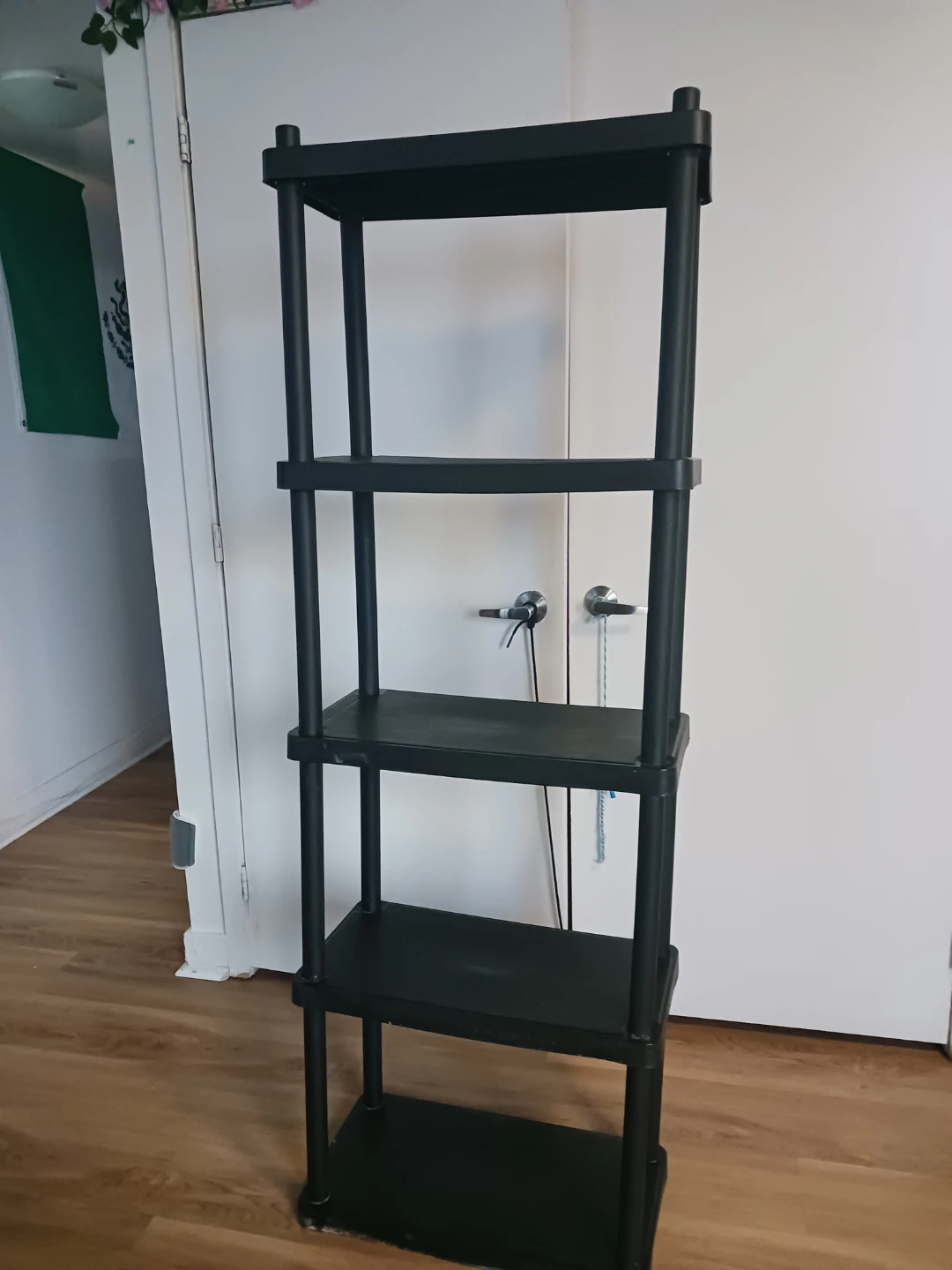 Black 5-Tier Shelving Unit