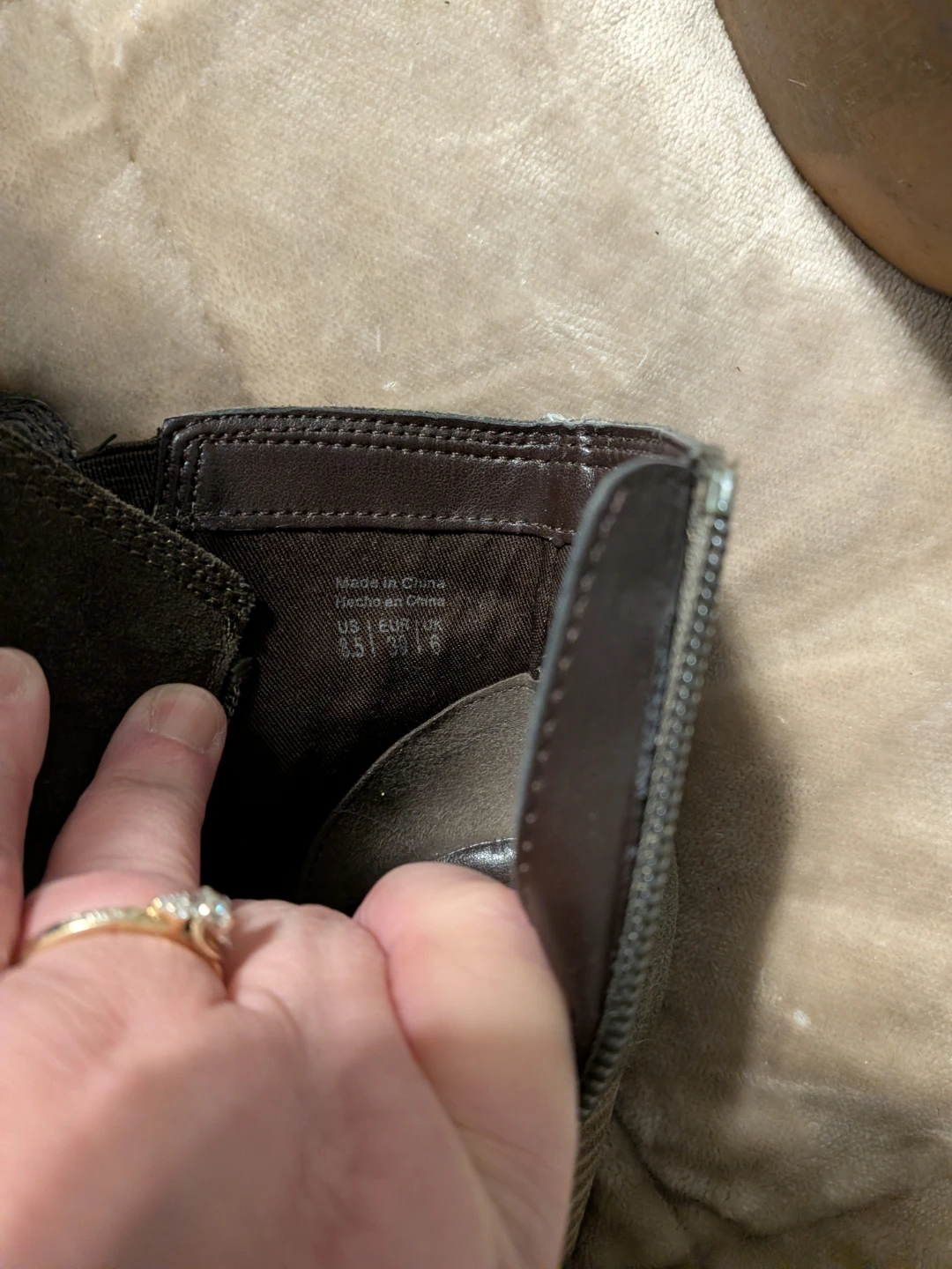 Brown Suede Ankle Boots - Size 8.5 🥕 - photo 2