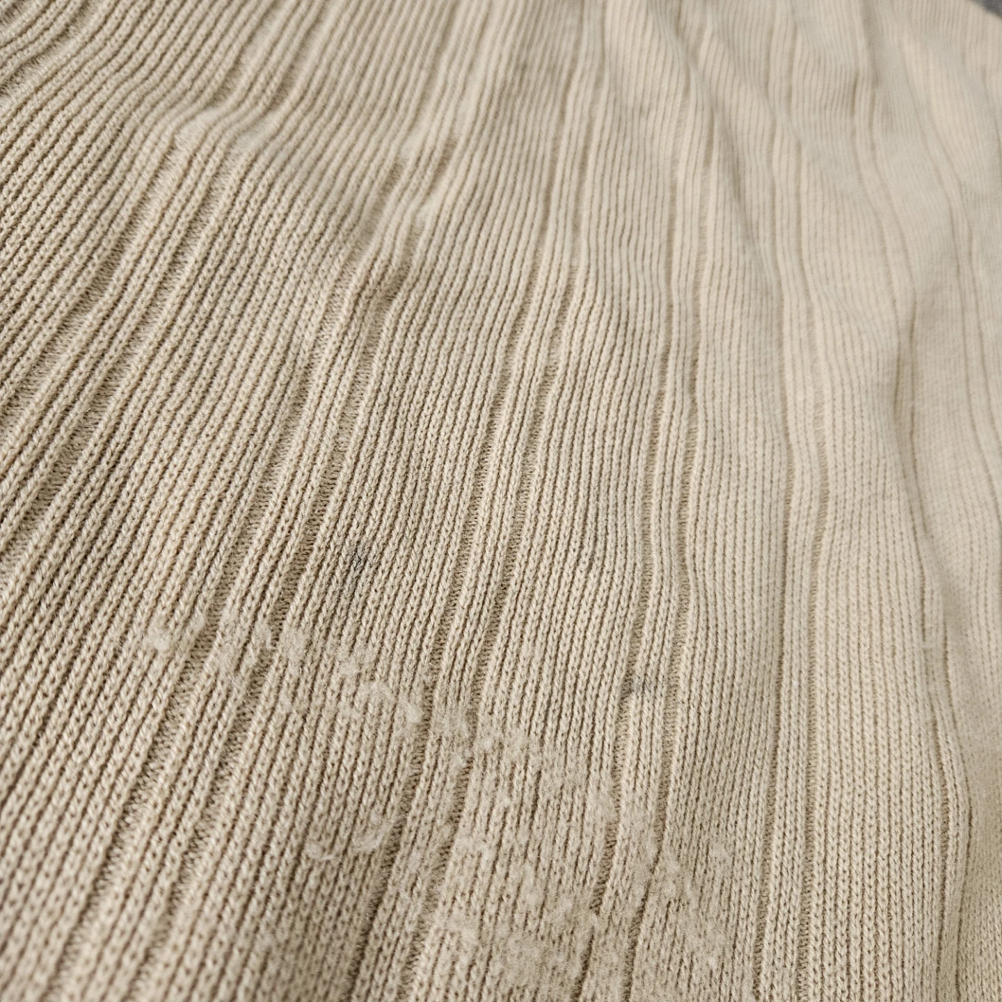 Ansar Tricot Beige V-Neck Sleeveless Sweater Vest - photo 3